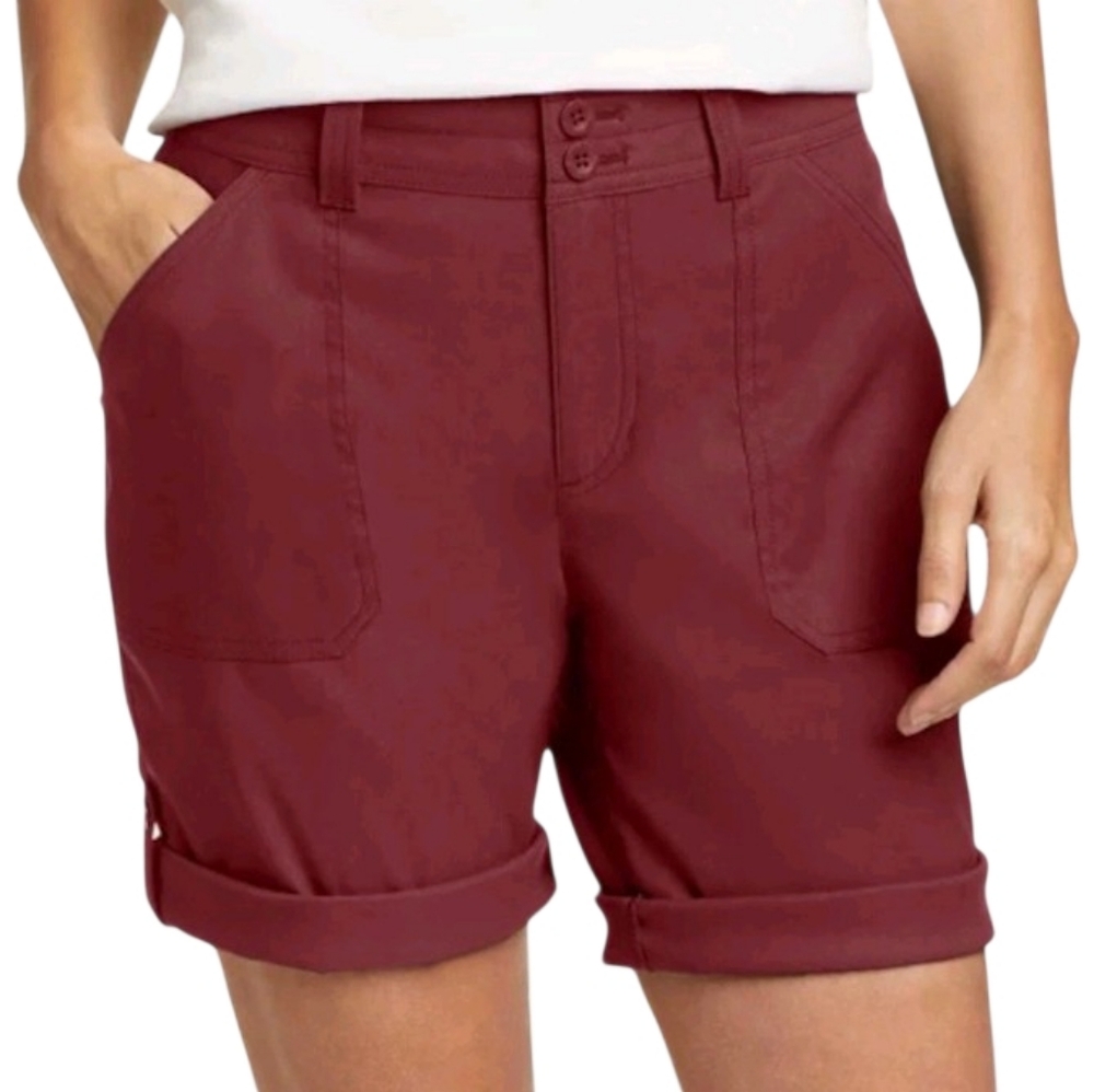 Eddie Bauer Women's Dark Red Shorts
